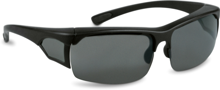 Overzetzonnebril matzwart