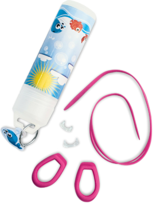 Zwembril kind roze op sterkte