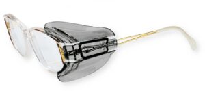 Zijkleppen kunststof grijs-transparant