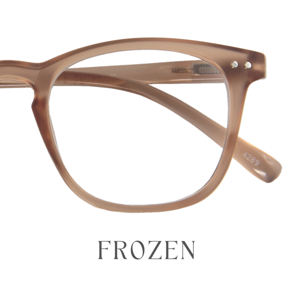 Afbeelding leesbril Frozen van I Need You in het bruin