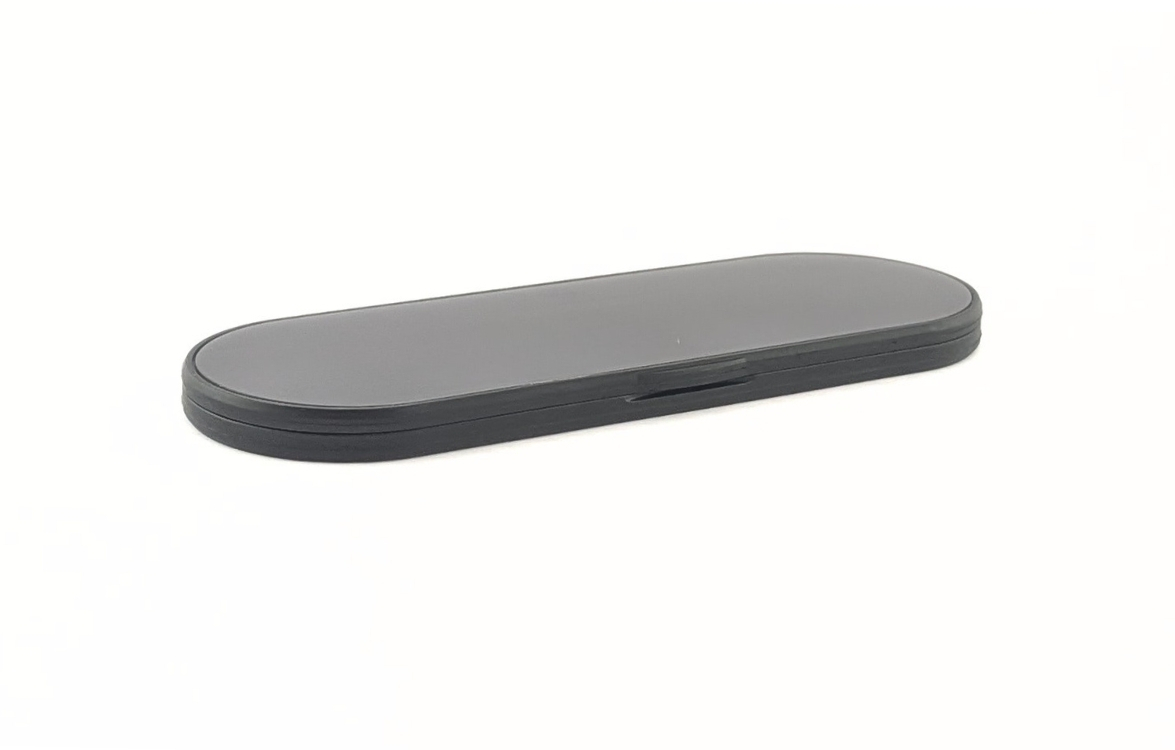 Compacte platte leesbril met magnetisch etui - Zwart mat - Rechthoekig - Afbeelding 5