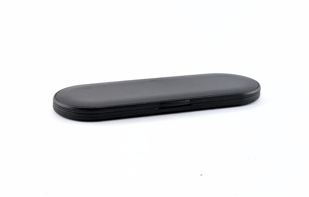 Compacte platte leesbril met magnetisch etui - Havanna mat - Rond - Afbeelding 5